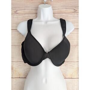 Vince Camuto Bra 42C Black Padded Underwire Adjustable Clasp Back